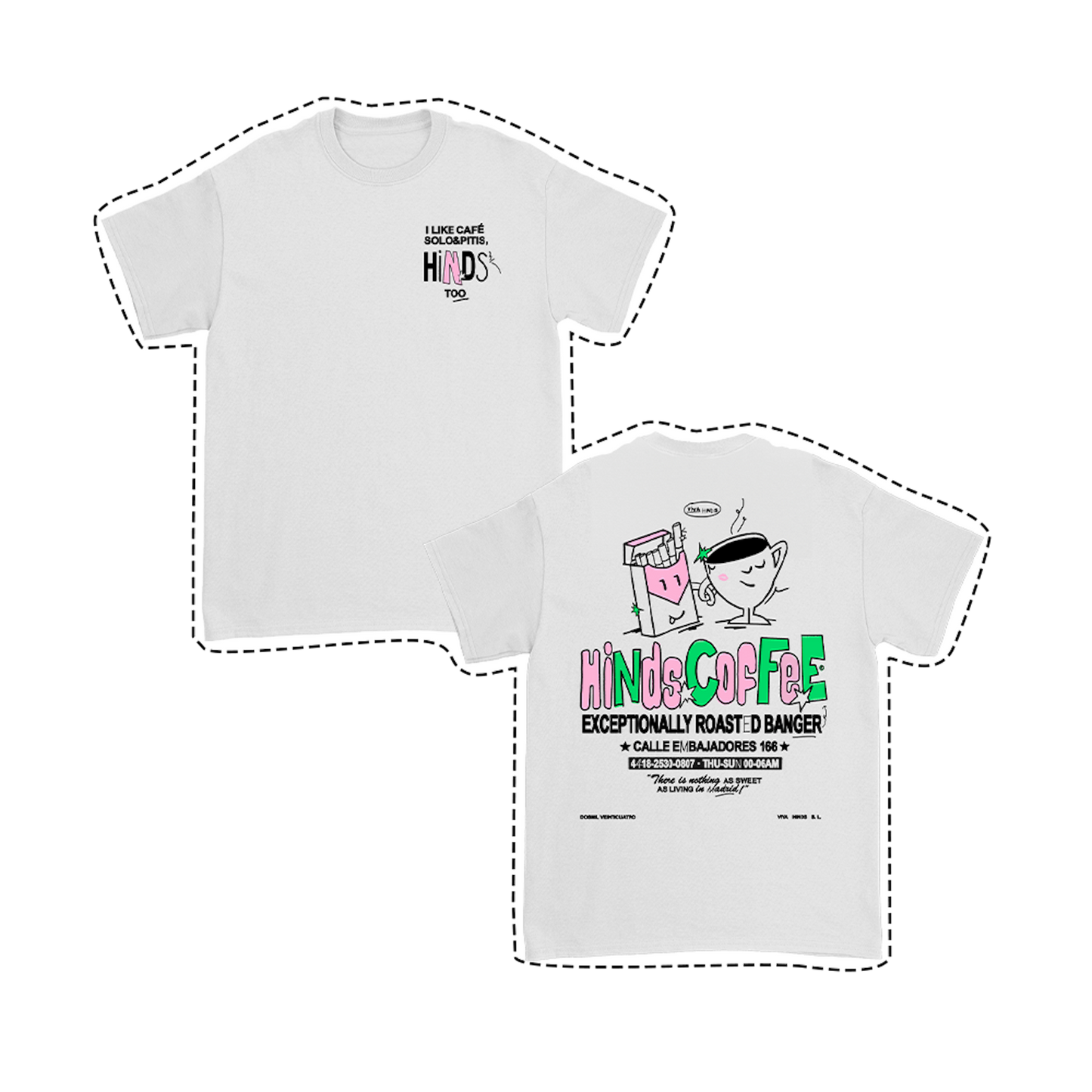 Coffee White Tee ROW